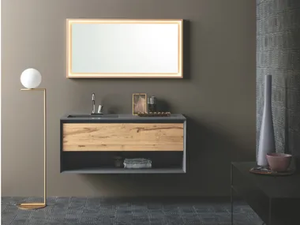 MATERIA VIP 07 - Wall-mounted vanity unit with drawers _ Arbi Arredobagno